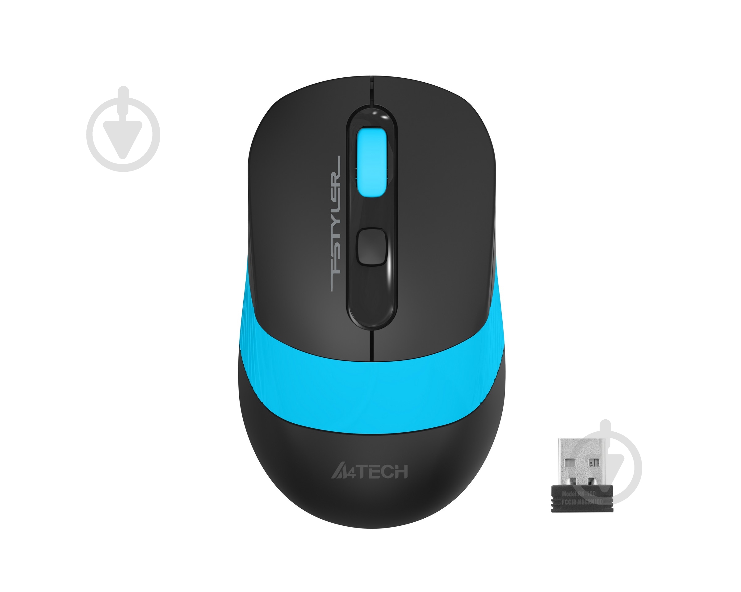 Мышка A4Tech бесшумная Fstyler FG10S (Blue) - фото 1 Мышка A4Tech бесшумная Fstyler FG10S (Blue) - фото 1