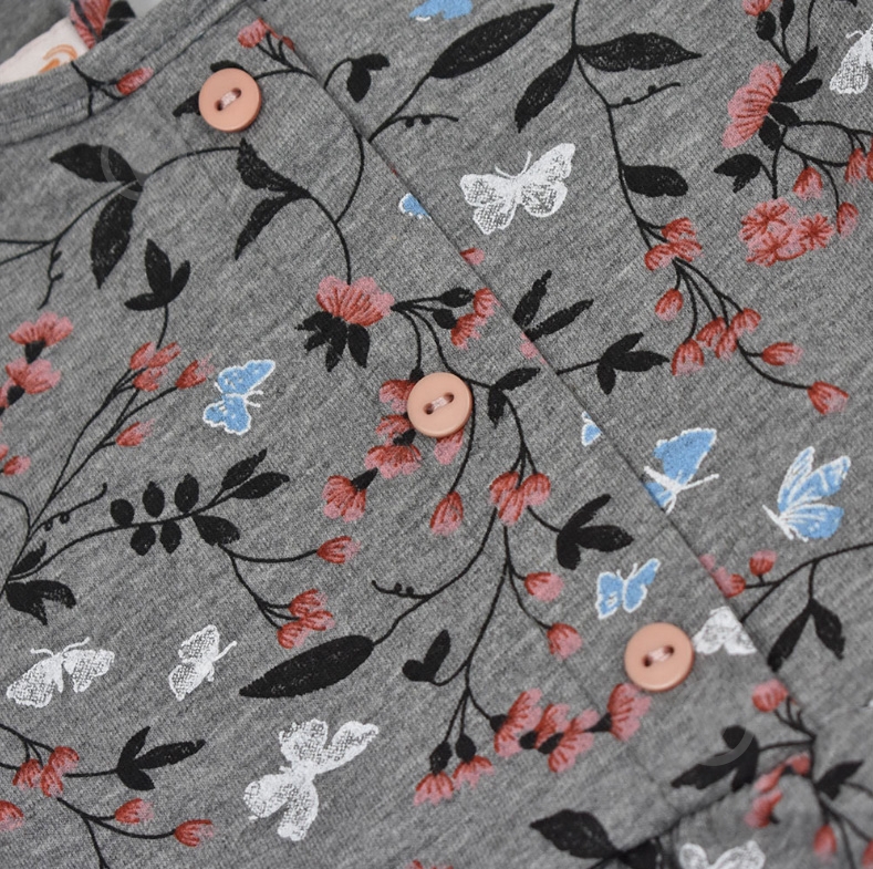 Платье Deco р.98 серый 19677 - фото 5 Платье Deco р.98 серый 19677 - фото 5