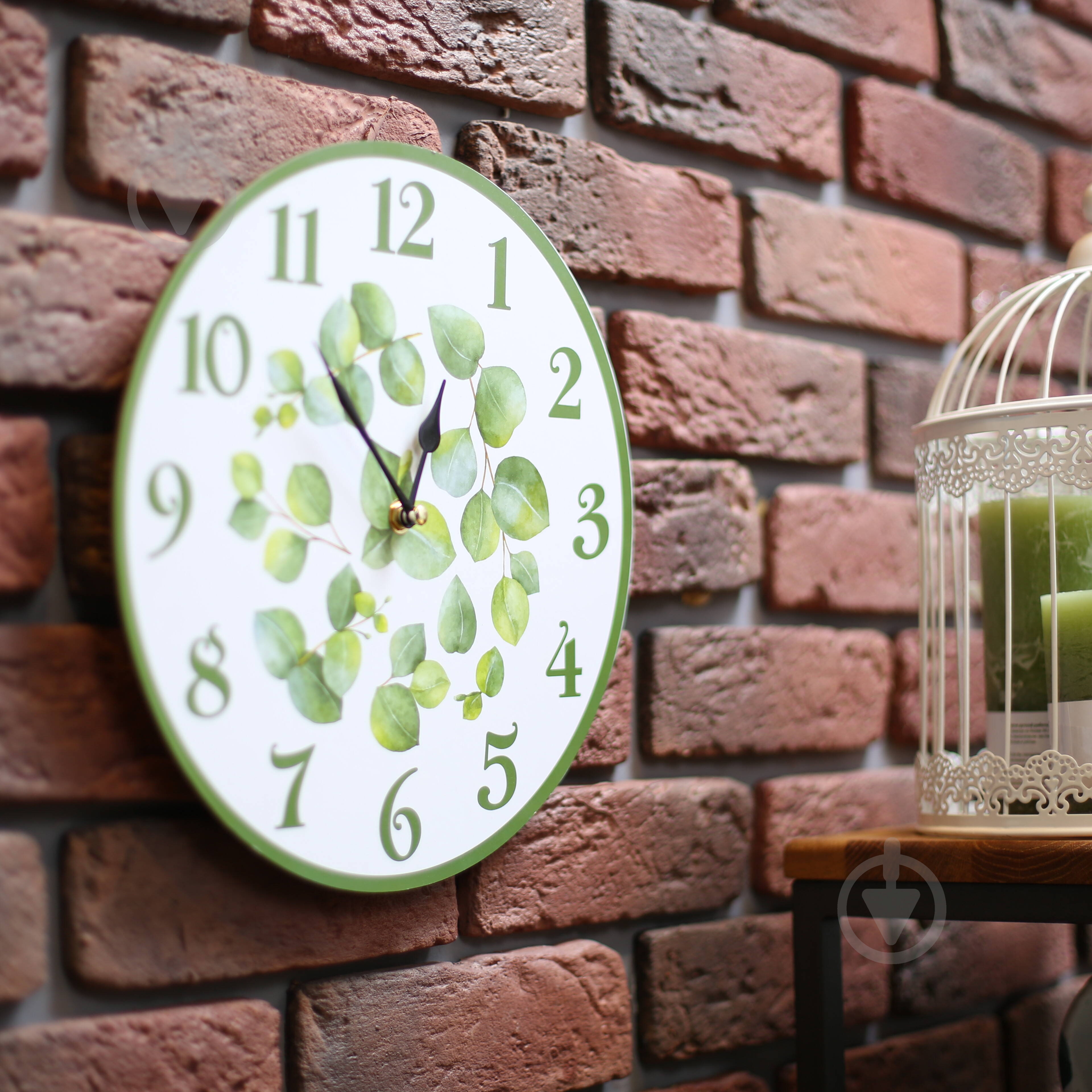 Часы настенные Листья 1 - фото 5