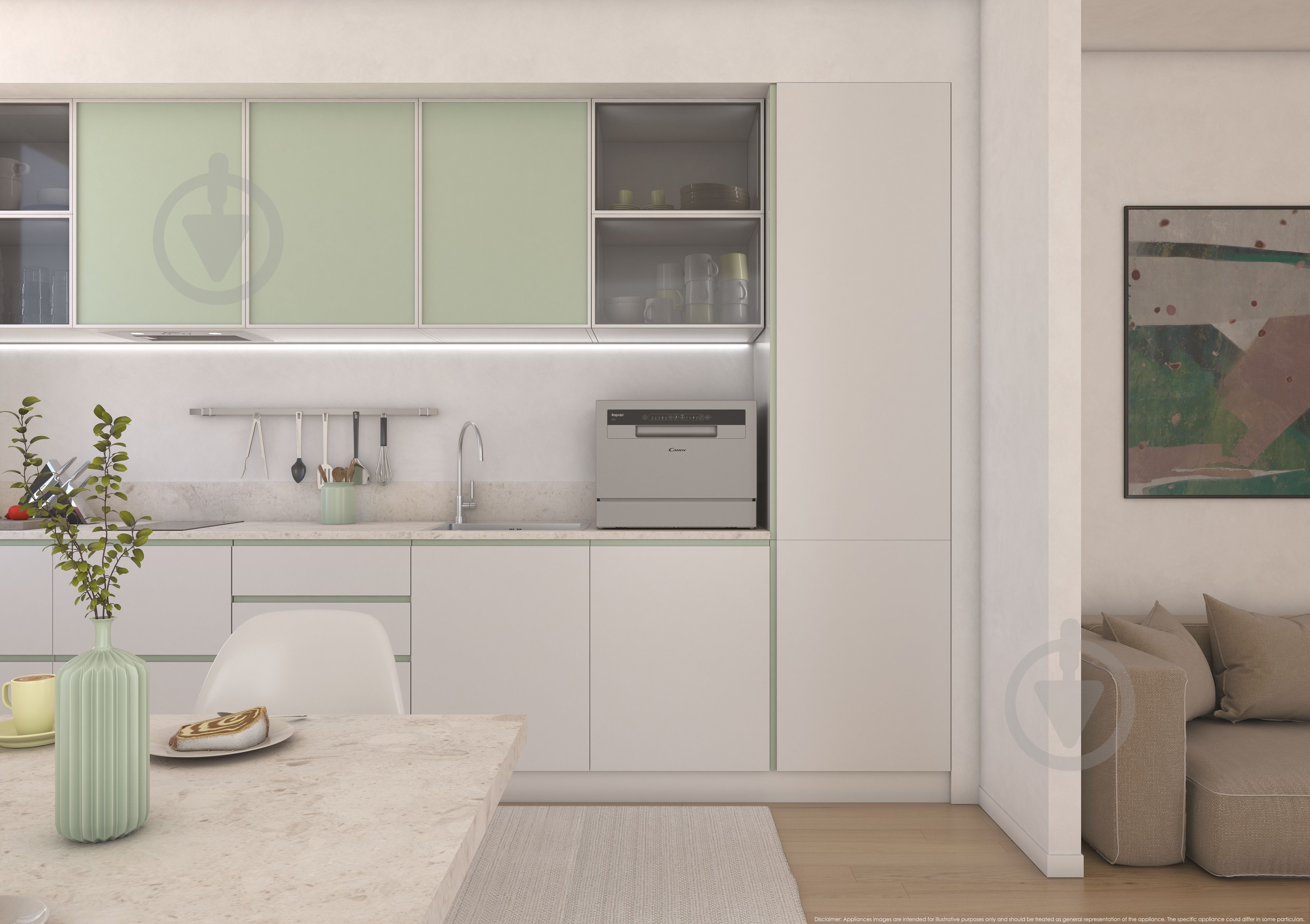 Посудомоечная машина Candy CP 6E51LS - фото 8