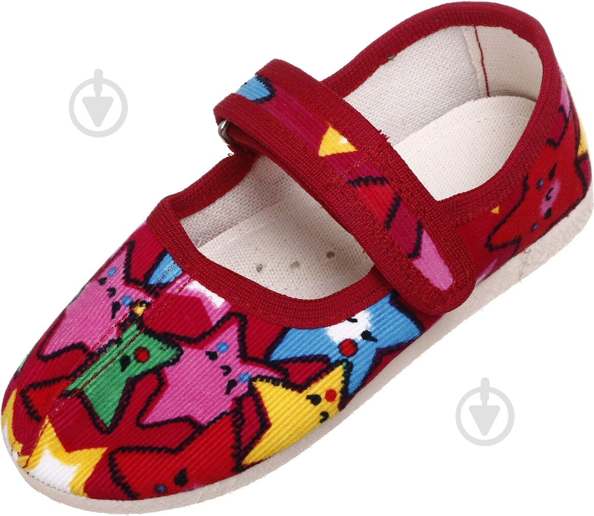 Тапочки для девочек для девочки Экотапок р.26 красный 1035 - фото 2