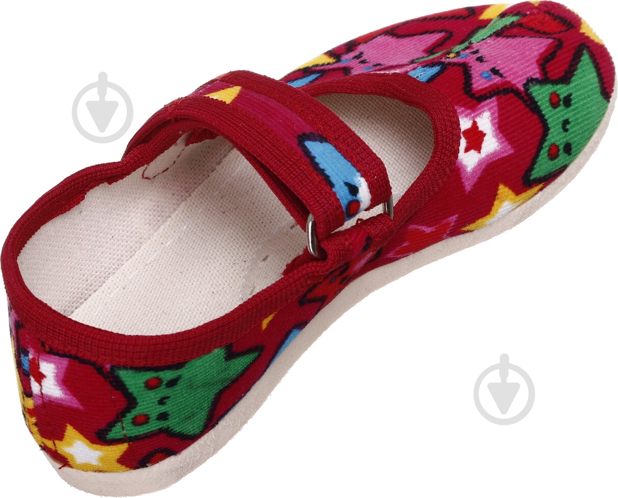 Тапочки для девочек для девочки Экотапок р.26 красный 1035 - фото 3