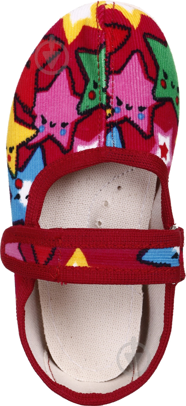 Тапочки для девочек для девочки Экотапок р.26 красный 1035 - фото 4