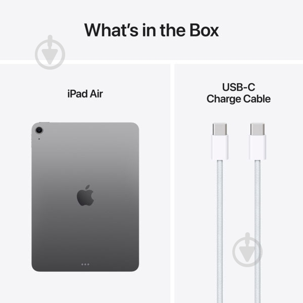 Планшет Apple IPad Air 2025 11" 8/128GB Wi-Fi space grey (MC9W4TY/A) - фото 10