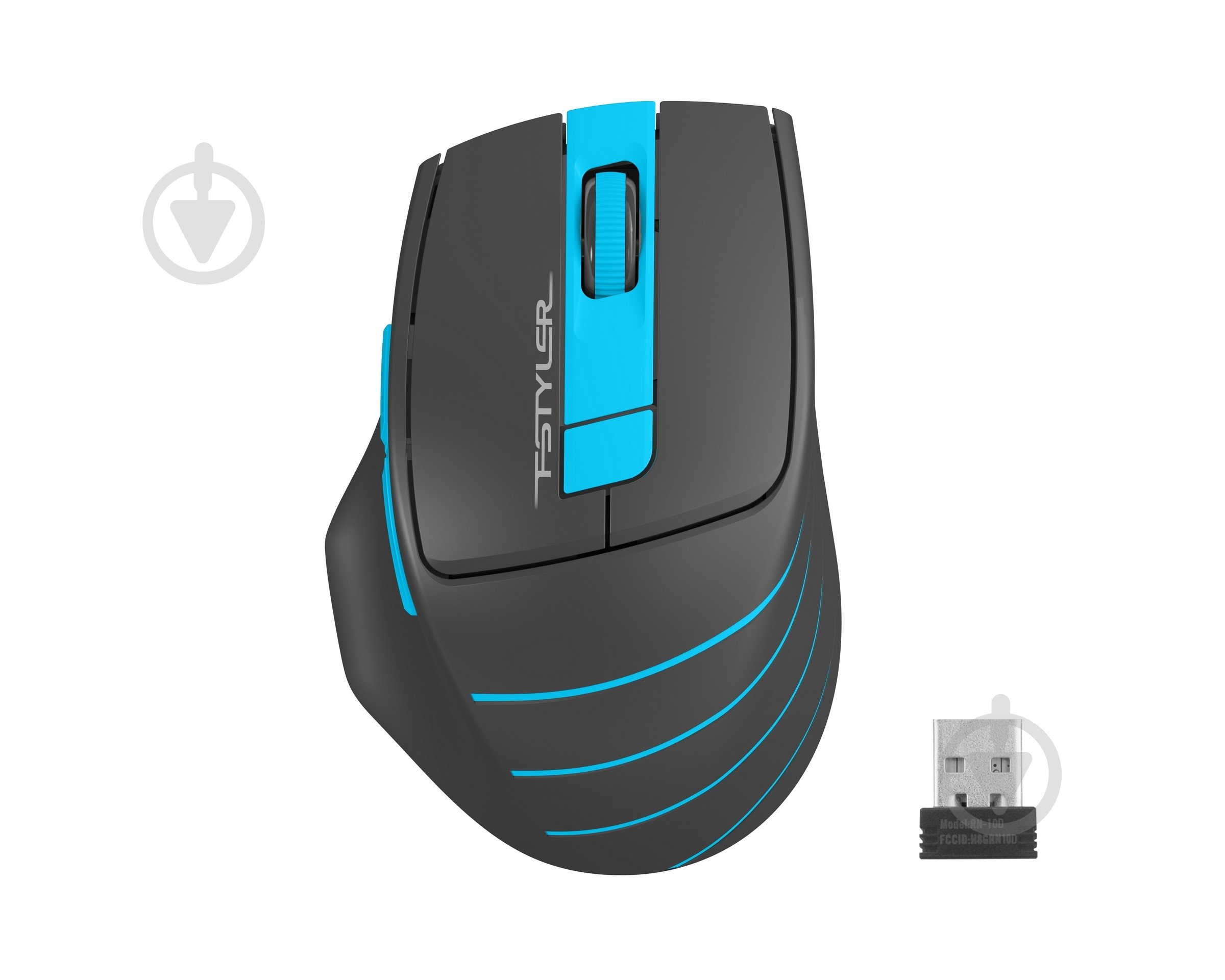Мишка A4Tech безшумна Fstyler FG30S (Blue) blue (FG30S (Blue)) - фото 1
