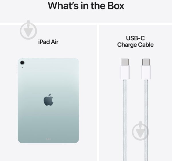 Планшет Apple IPad Air 2025 11" 8/128GB Wi-Fi blue (MC9X4TY/A) - фото 10