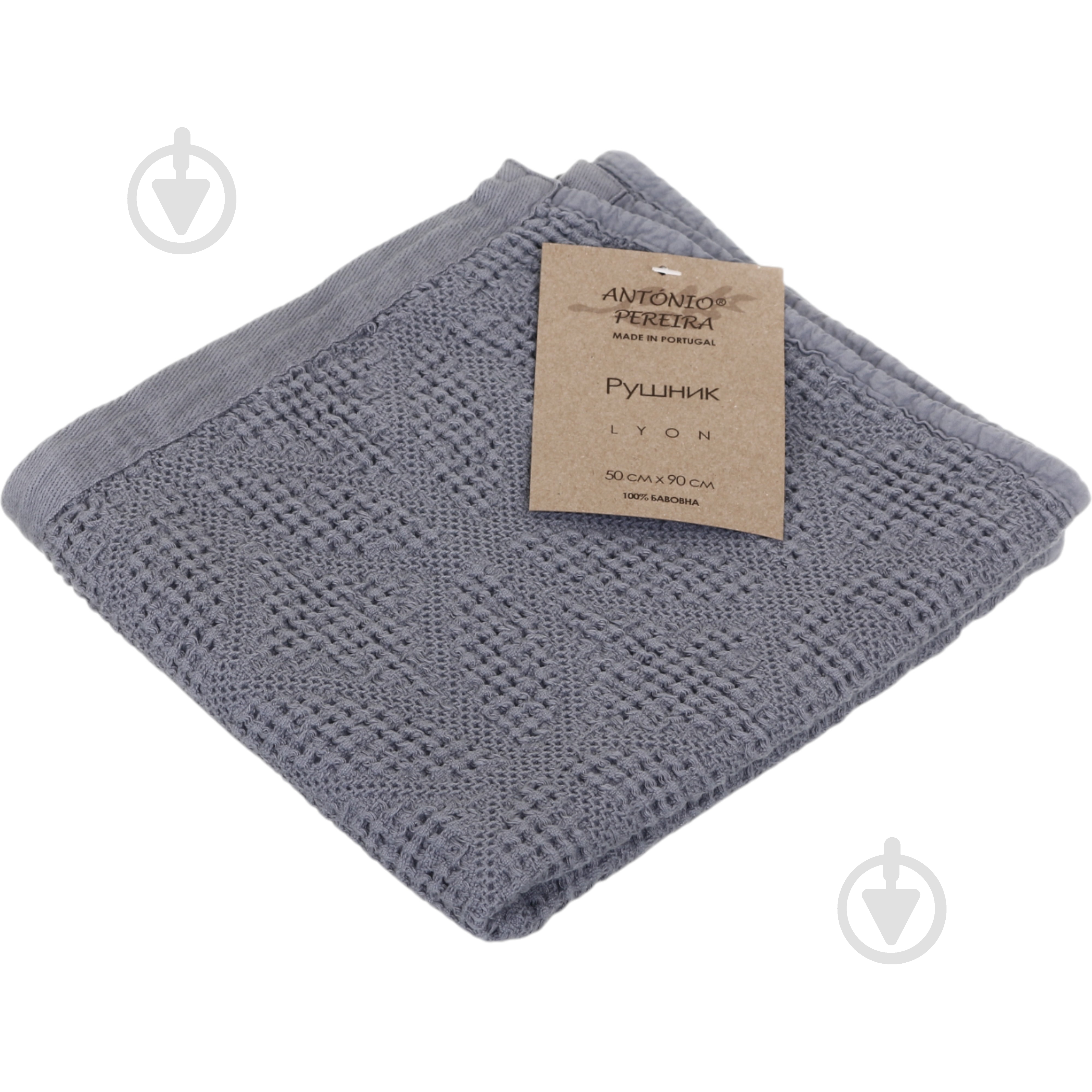 Полотенце Lyon 50x90 см серый Antonio Pereira - фото 2