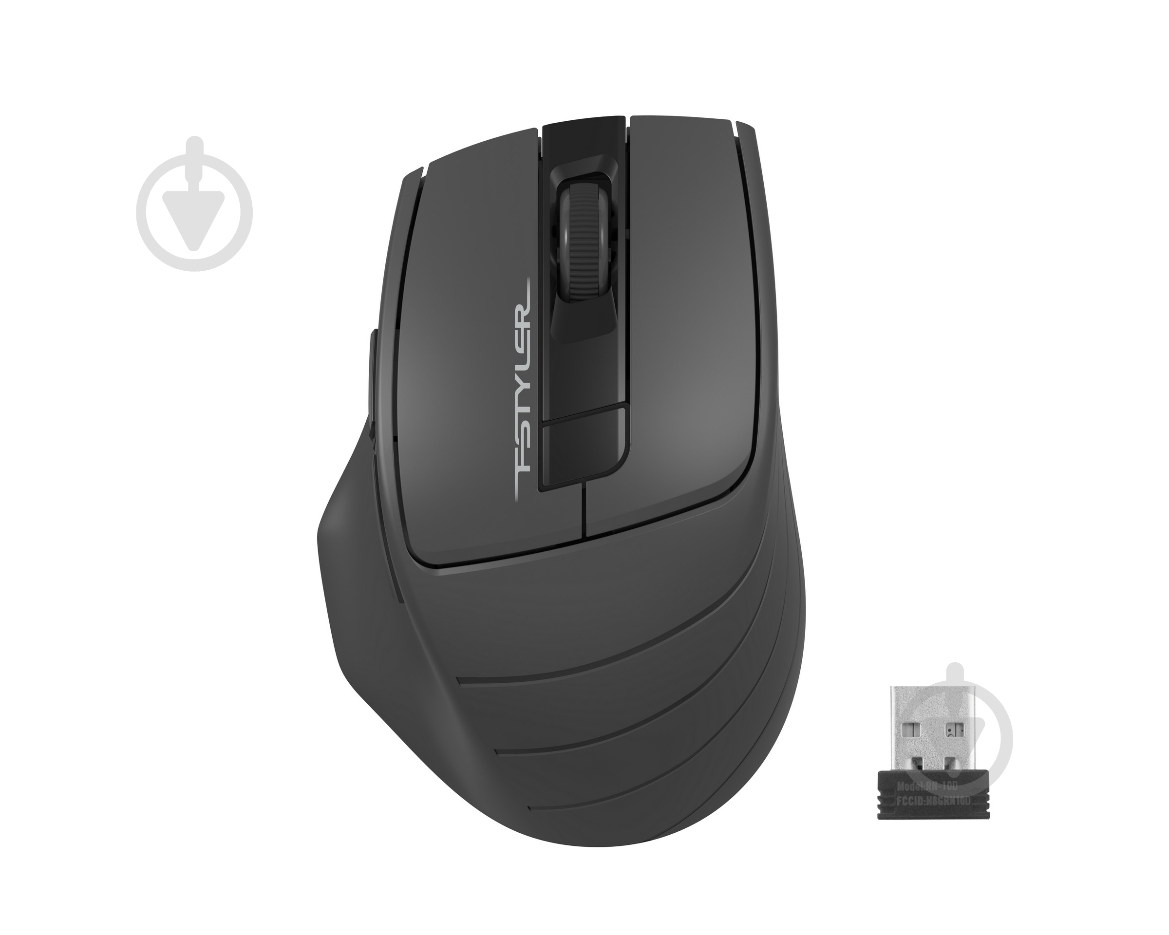 Мишка A4Tech безшумна Fstyler FG30S (Grey) grey (FG30S Grey) - фото 1