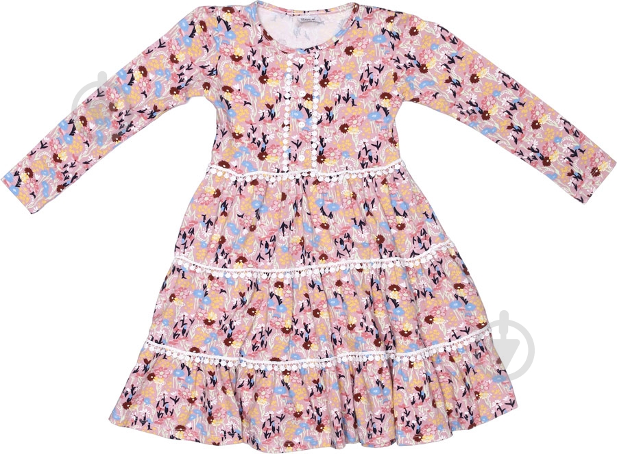 Платье Deco р.128 розовый с рисунком 19749 - фото 1