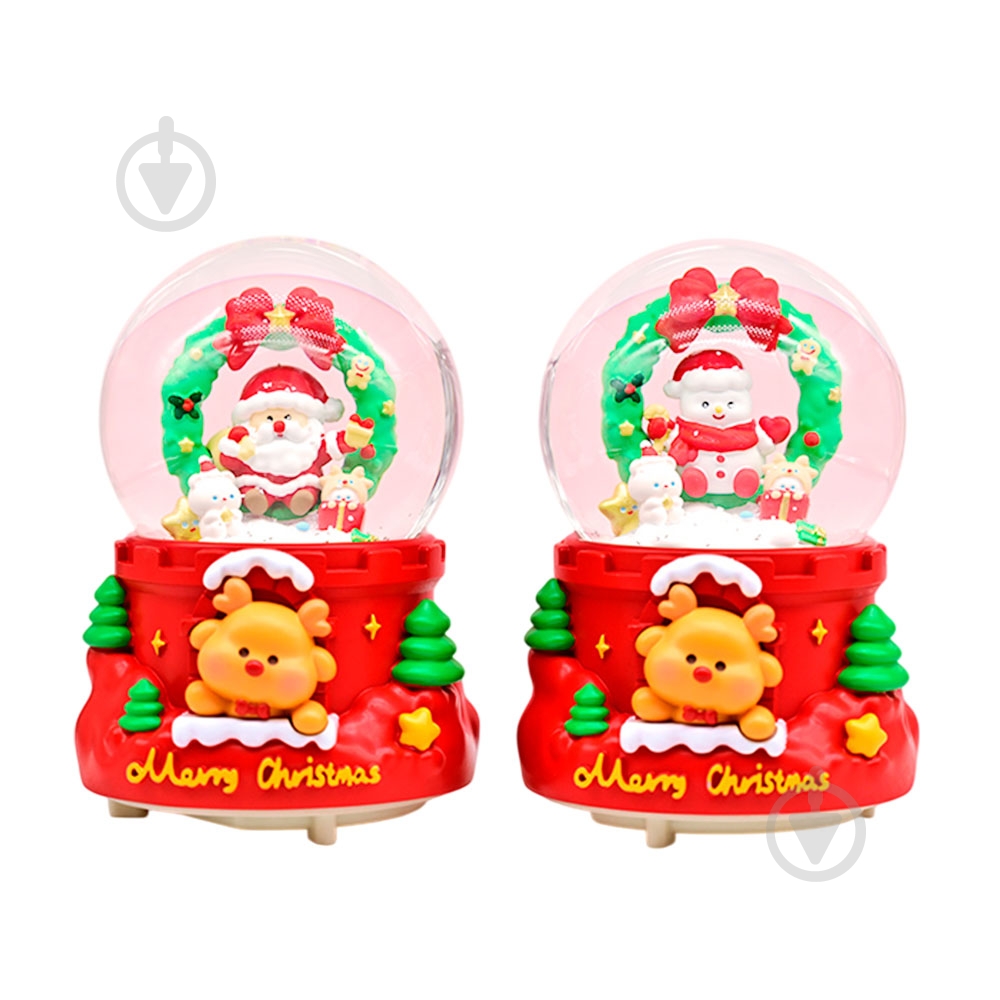 Снежный шар Merry Christmas JM2430YC - фото 1