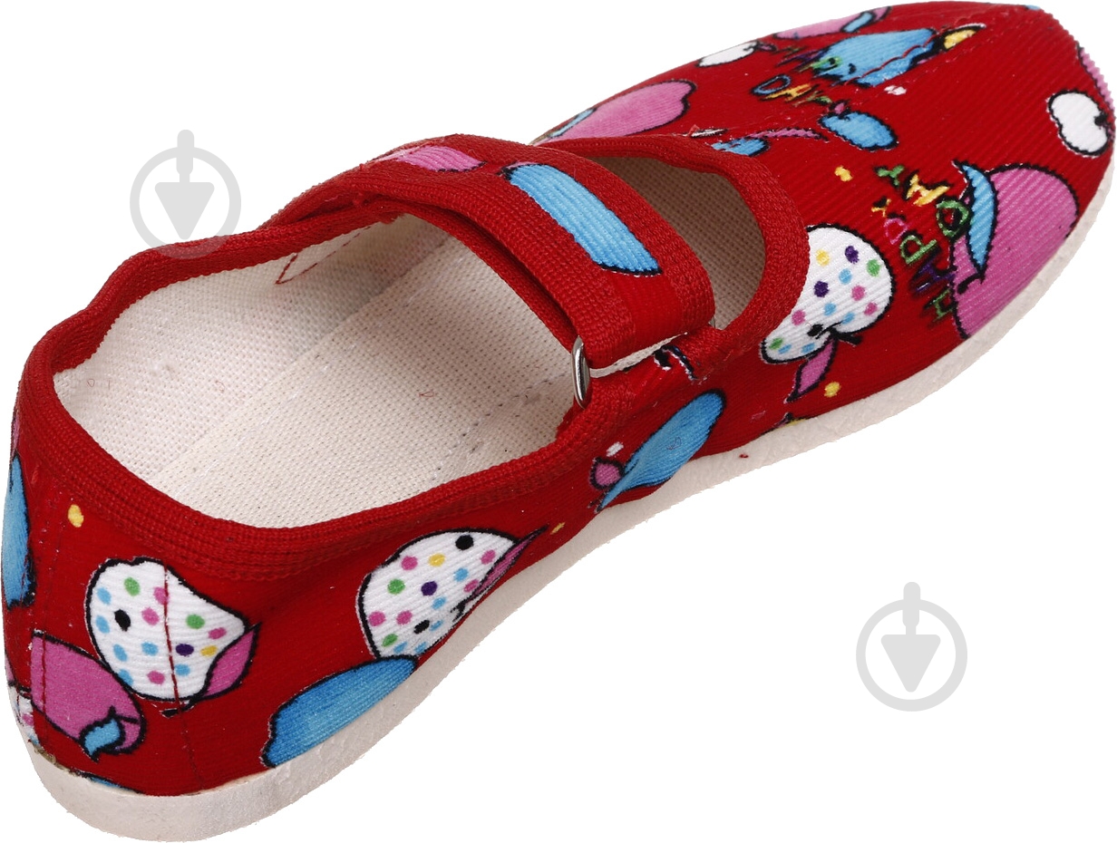 Тапочки для девочек для девочки Экотапок р.29 красный 1035 - фото 3