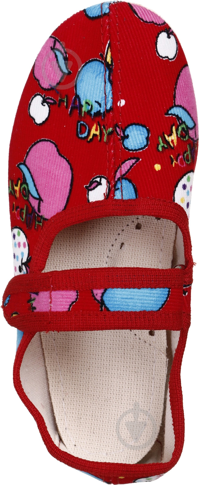 Тапочки для девочек для девочки Экотапок р.29 красный 1035 - фото 4