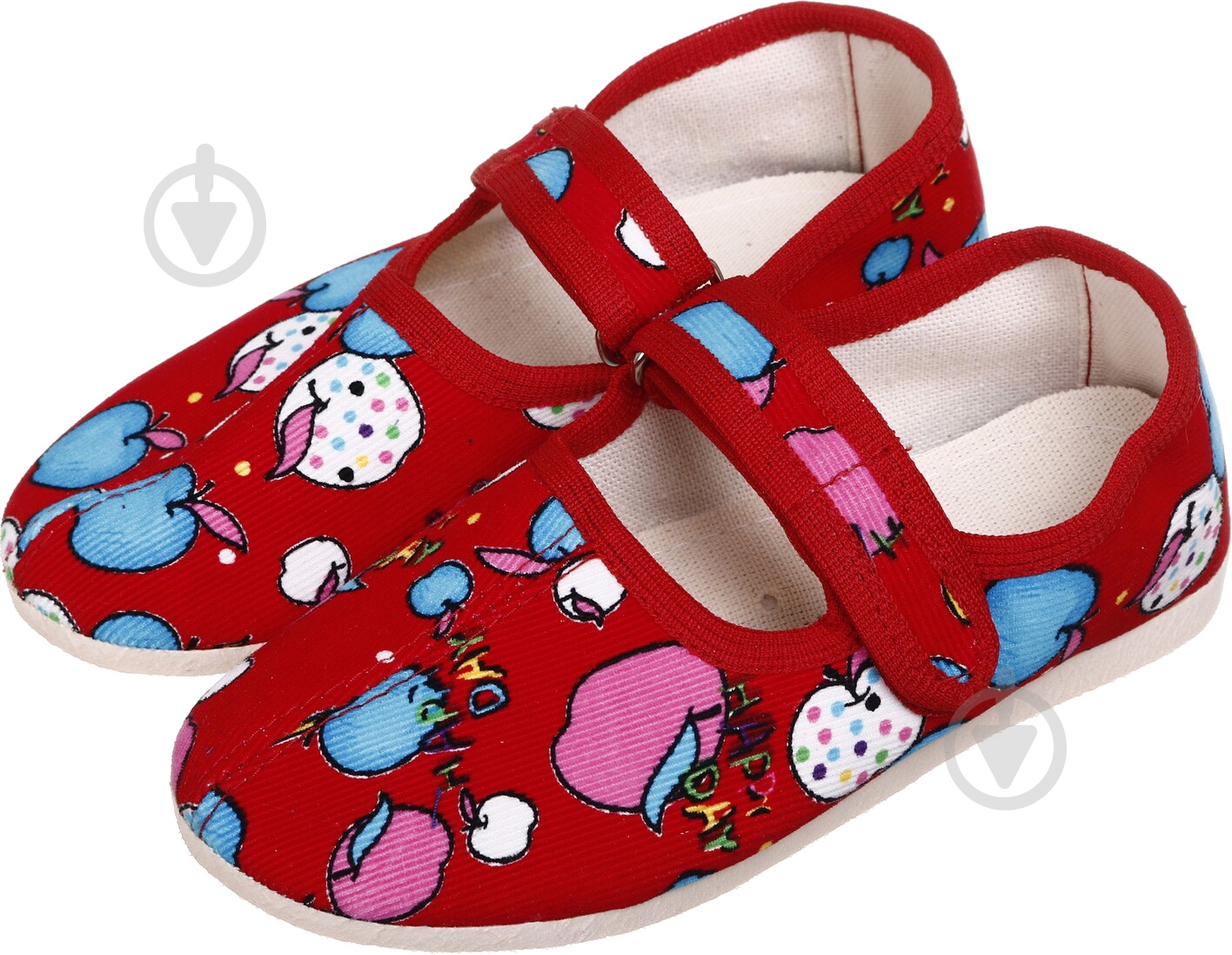 Тапочки для девочек для девочки Экотапок р.29 красный 1035 - фото 1