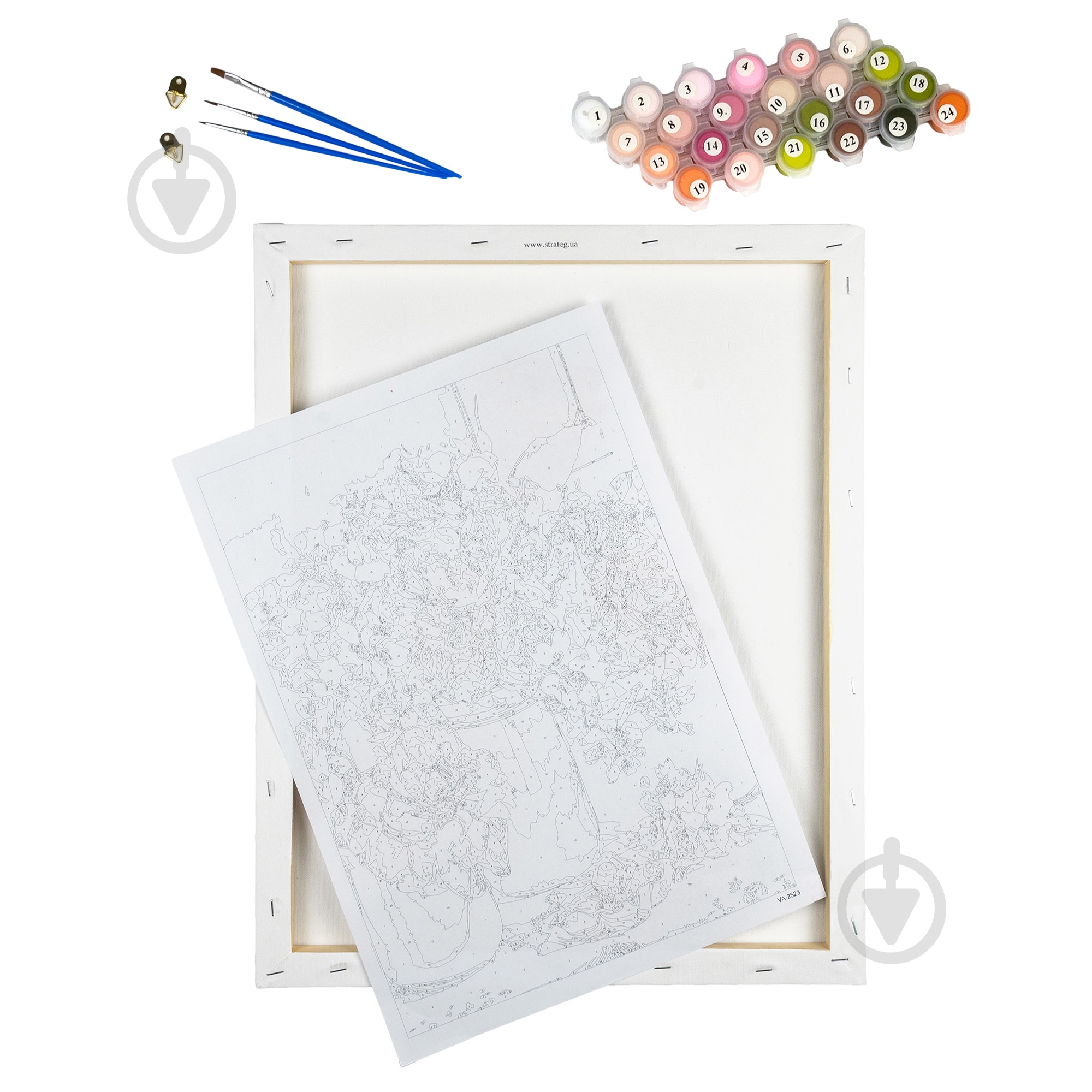 Набір для розпису за номерами Strateg Kids 30х40 см - фото 8 Набір для розпису за номерами Strateg Kids 30х40 см - фото 8