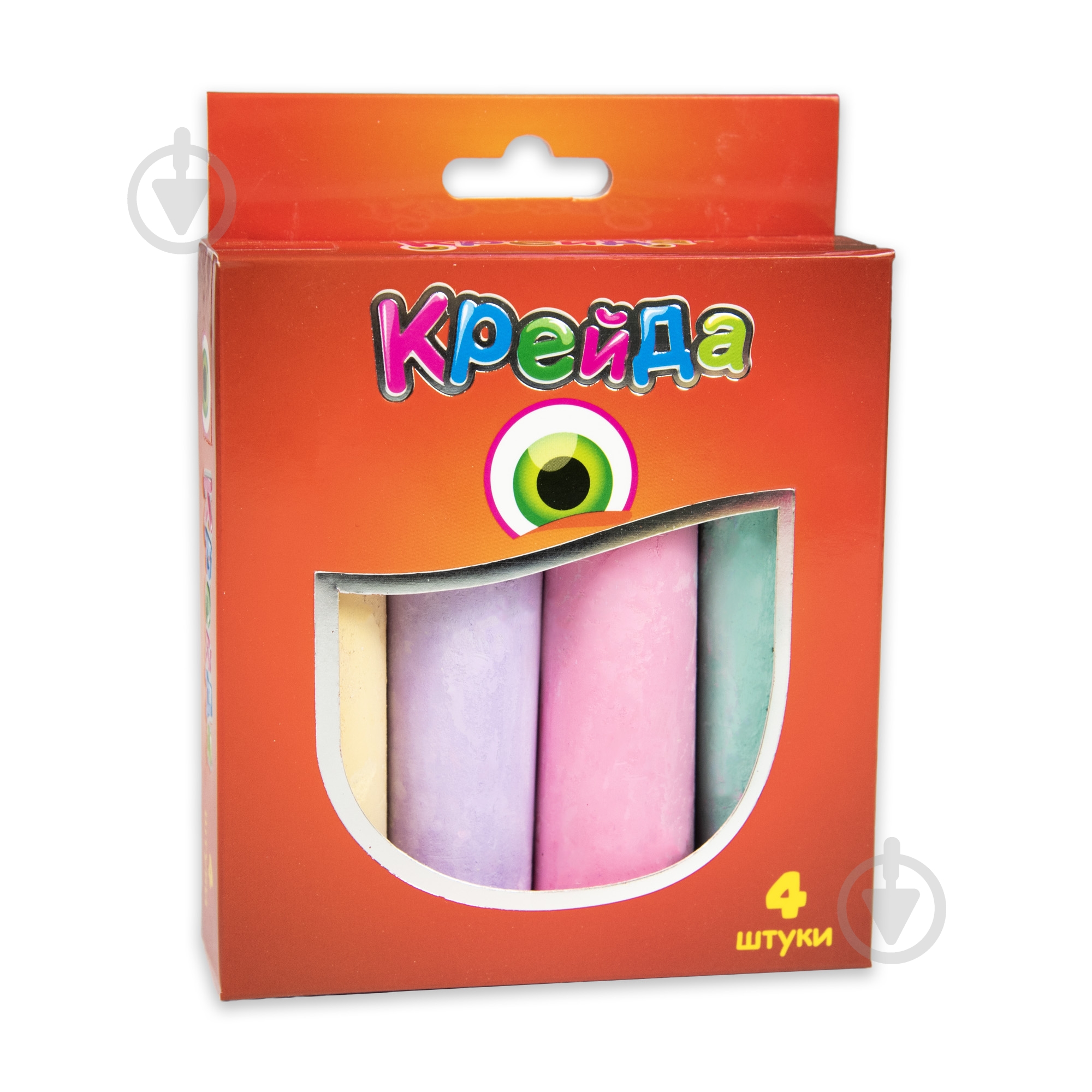 Набір Крейда Велика кругла 4 шт. Strateg - фото 1 Набір Крейда Велика кругла 4 шт. Strateg - фото 1