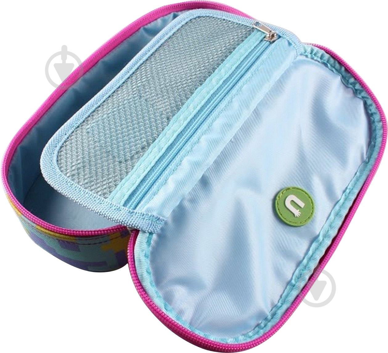 Пенал Super class WY-B012B Upixel розовый с фиолетовым - фото 4