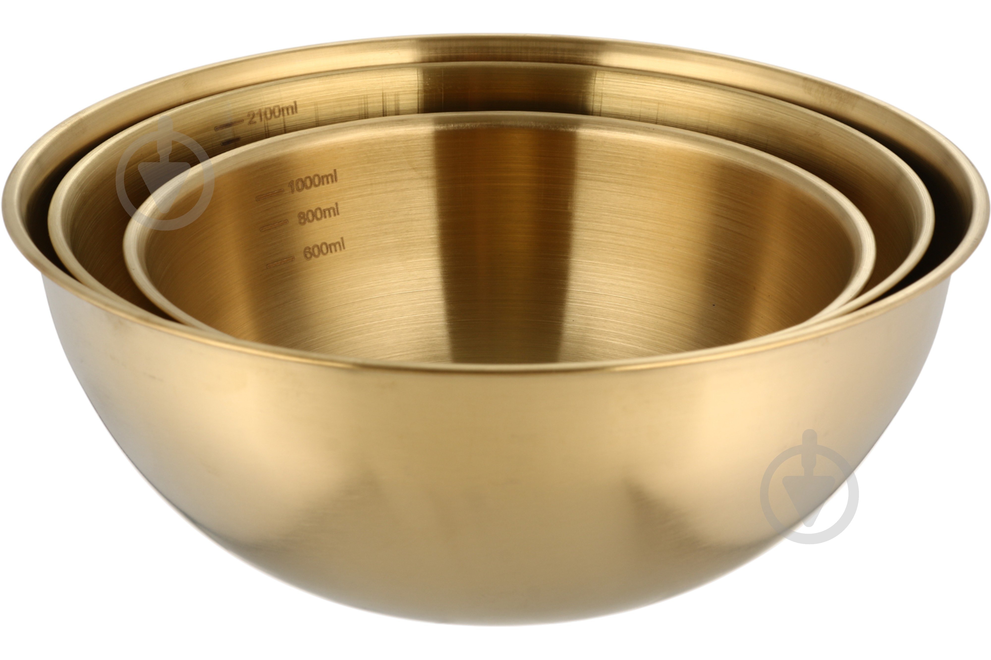 Миска Flamberg Premium 22 см 2,1 л золотой - фото 4 Миска Flamberg Premium 22 см 2,1 л золотой - фото 4