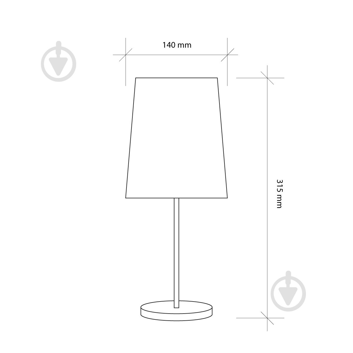 Настольная лампа декоративная Action 1-L 1xE14 белый - фото 2 Настольная лампа декоративная Action 1-L 1xE14 белый - фото 2