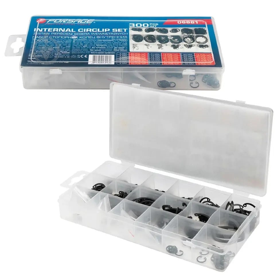 Набір стопорних кілець внутрішніх Forsage F-06881 - фото 2