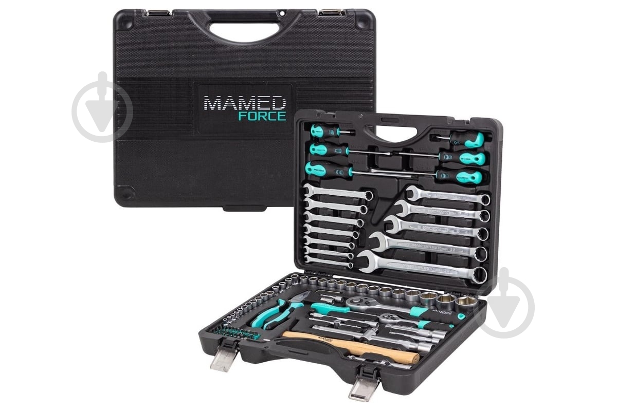 Набір ручного інструменту Forsage 1/4'', 1/2''(6-гран)(5-32 мм) 110 шт. MF-41101-5 - фото 2