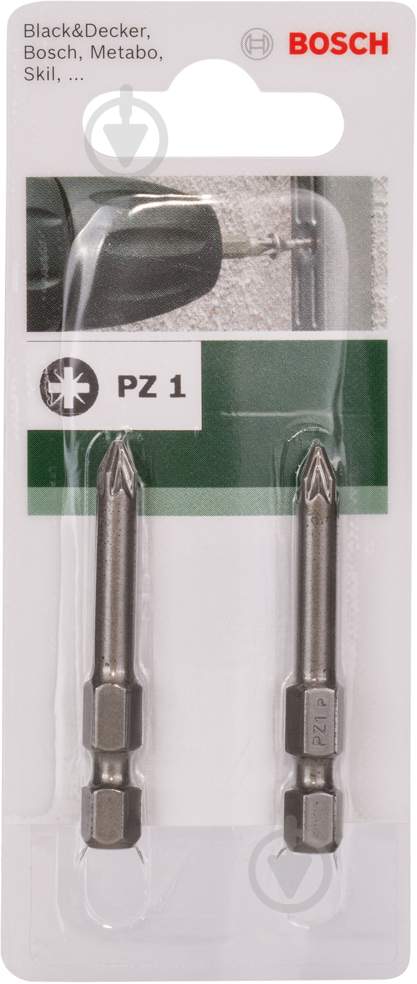 Бита Bosch PZ2x49 мм 2 шт. - фото 2