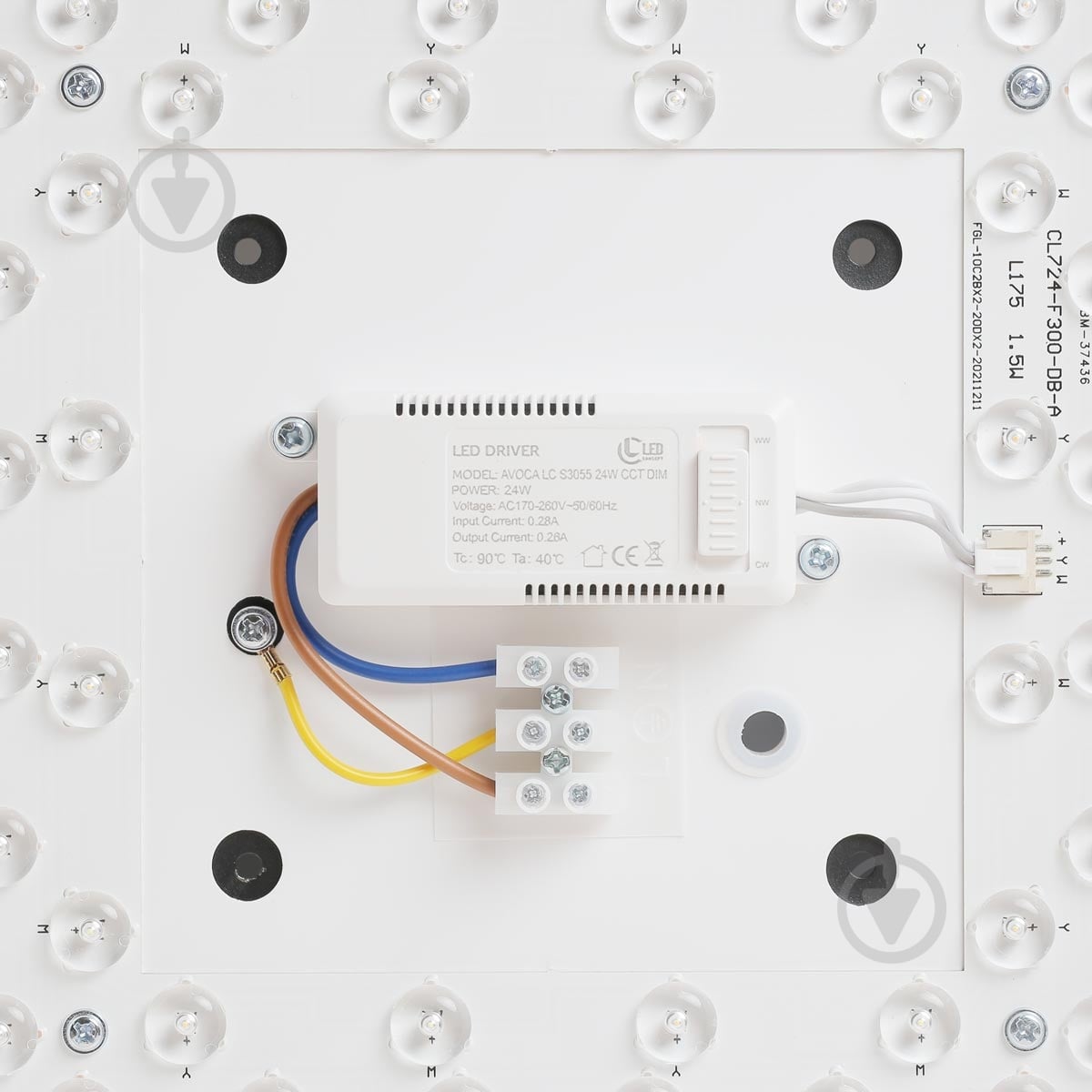 Світильник стельовий LED CONCEPT AVOCA LC S3055 24 Вт чорний 2800/4000/6000 К - фото 4