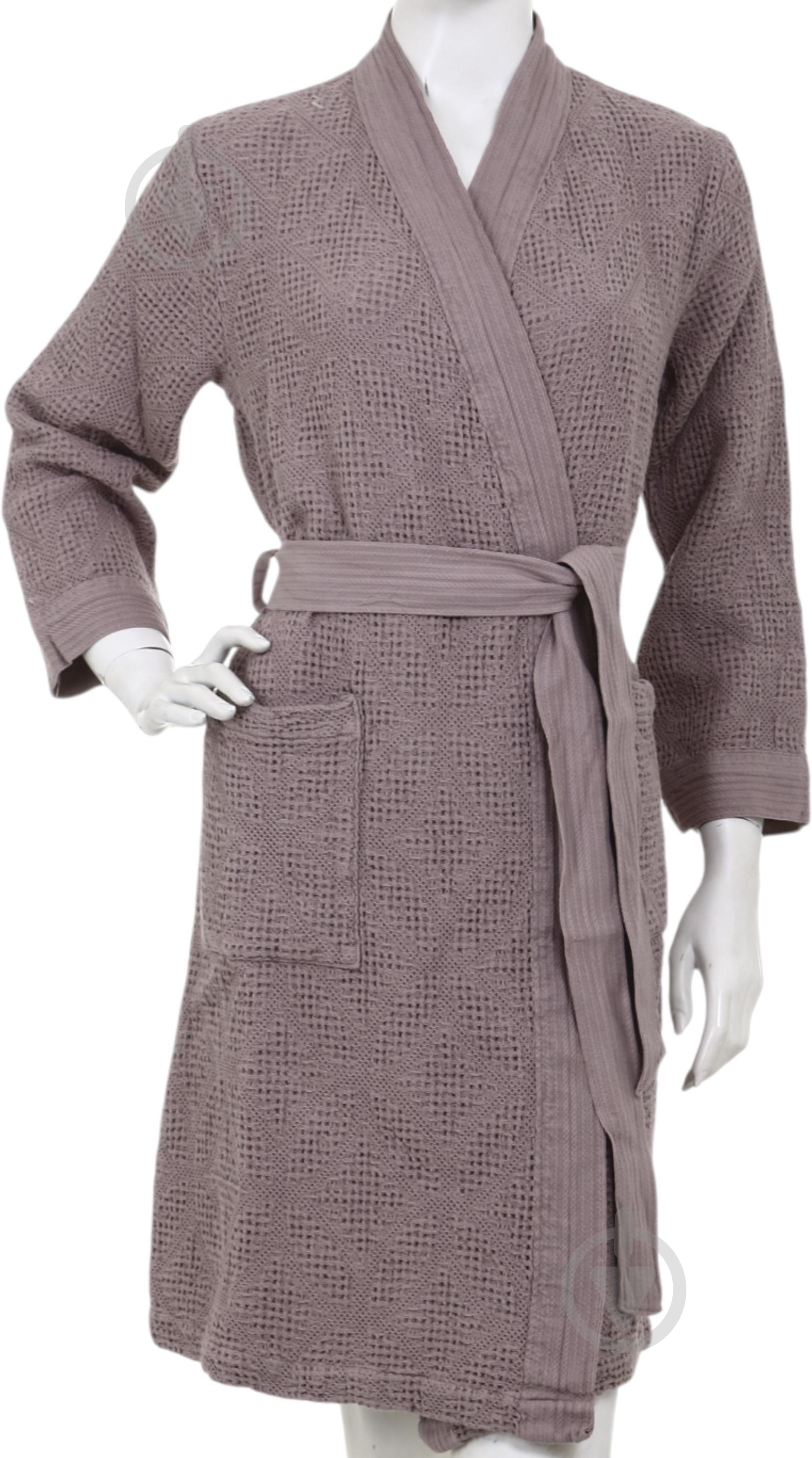 Халат жіночий Antonio Pereira Lyon р. L пудровий - фото 1