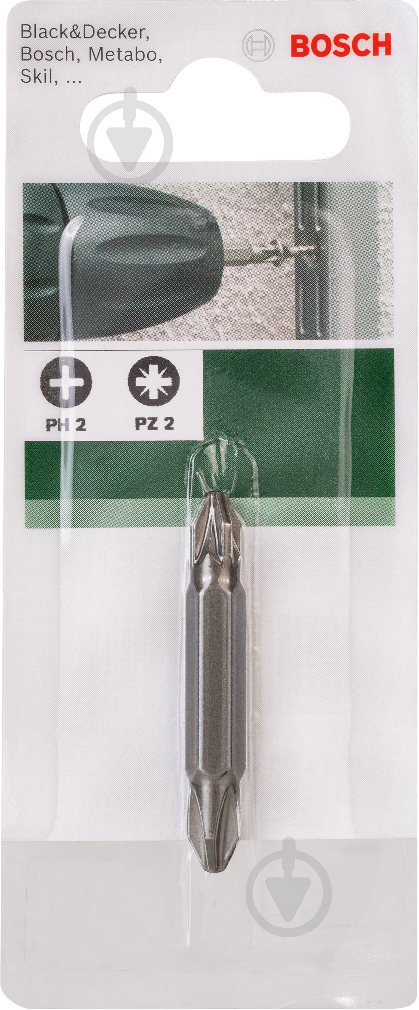 Бита Bosch PH2/PZ2 x 45 мм 1 шт. - фото 2 Бита Bosch PH2/PZ2 x 45 мм 1 шт. - фото 2