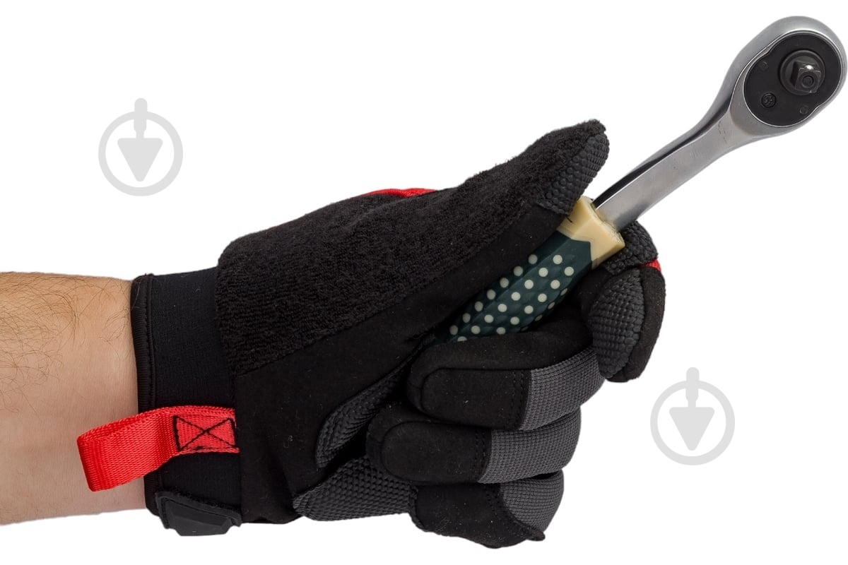 Тріскачка реверсивна посилена вигнута з гумовою ручкою 1/4''(72зуб.) Forsage 1 шт. RF-802222 - фото 3 Тріскачка реверсивна посилена вигнута з гумовою ручкою 1/4''(72зуб.) Forsage 1 шт. RF-802222 - фото 3