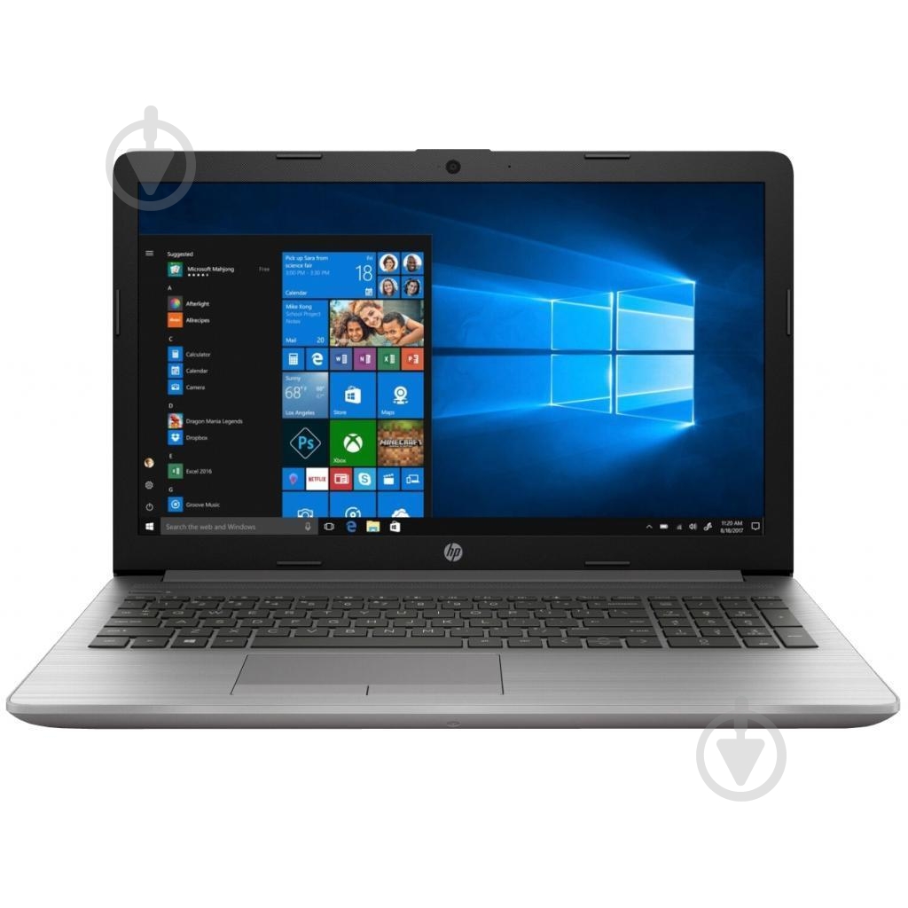 Ноутбук HP 15,6" (9HQ59EA) silver - фото 1