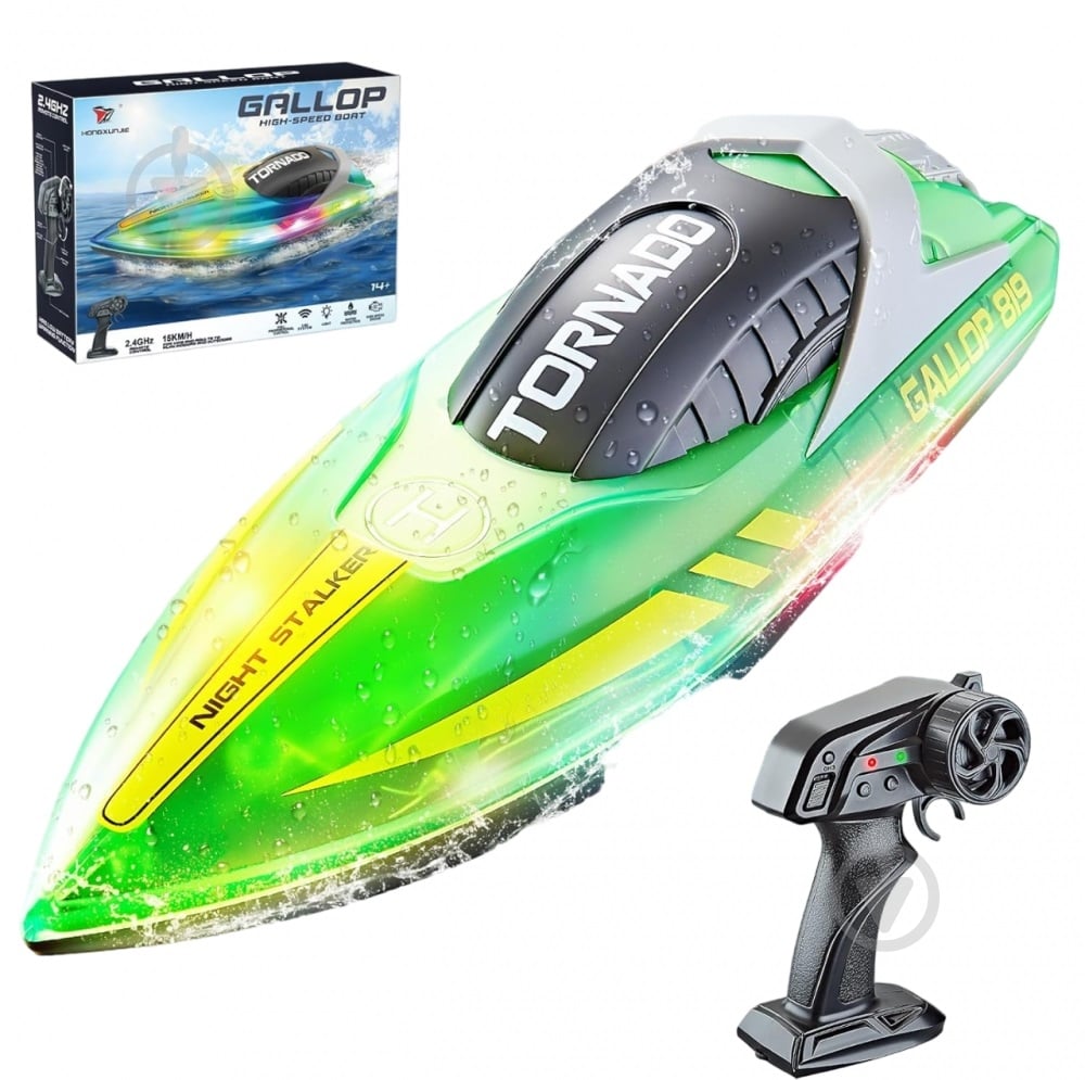 ᐉ Катер на радиоуправлении Qunxing Toys TORNADO HJ819 • Купить в
