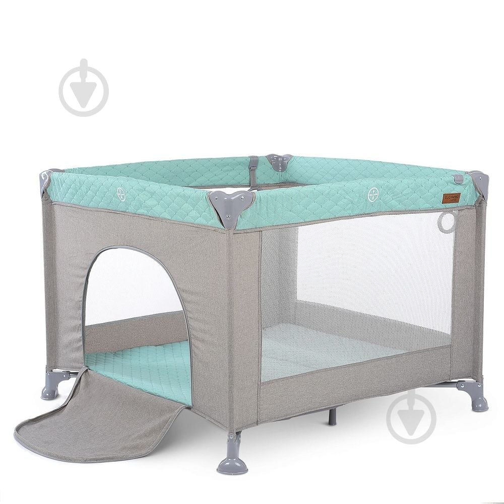 Манеж детский El Camino ME 1097 Mint Gray - фото 4