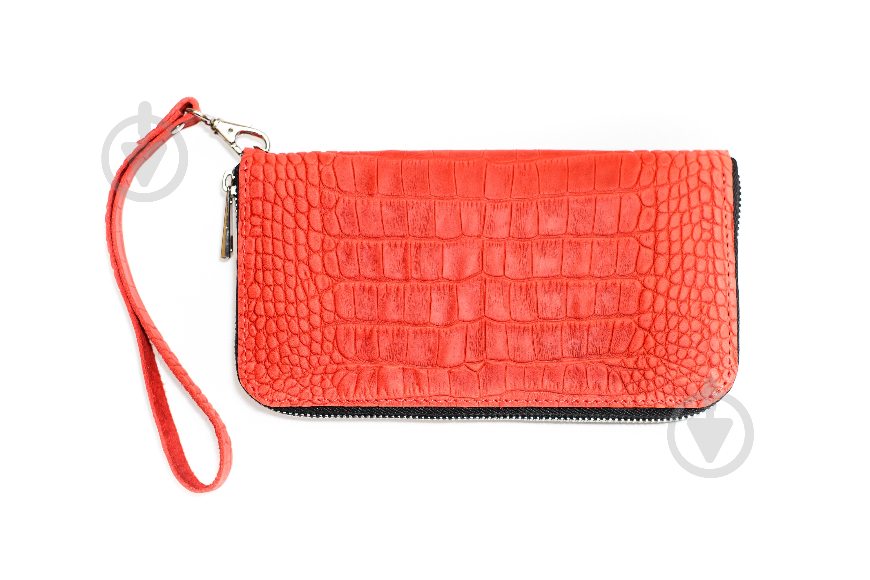 Кошелек Shiynik Zipper красный - фото 2