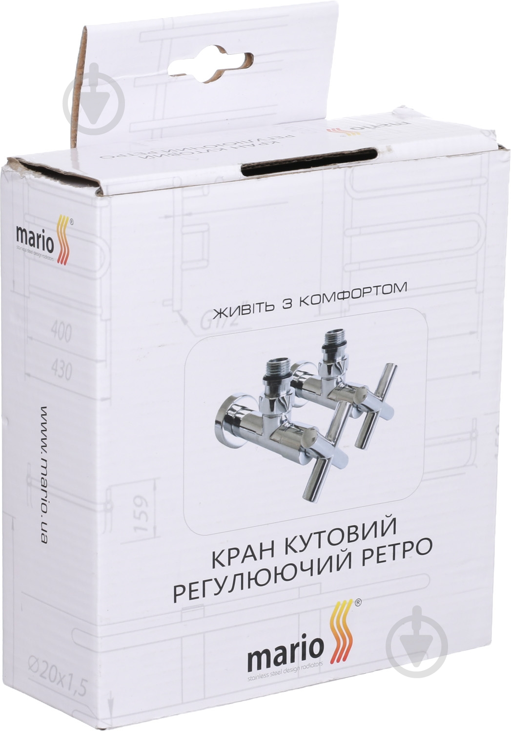 Кран кутовий Mario - фото 3