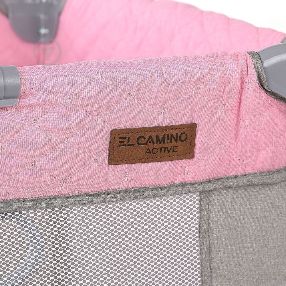 Манеж детский El Camino ME 1097 Pink Gray - фото 3