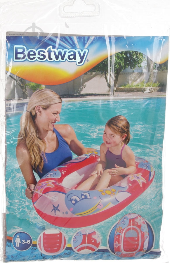 Лодочка Bestway в ассортименте 102х69 см - фото 2 Лодочка Bestway в ассортименте 102х69 см - фото 2