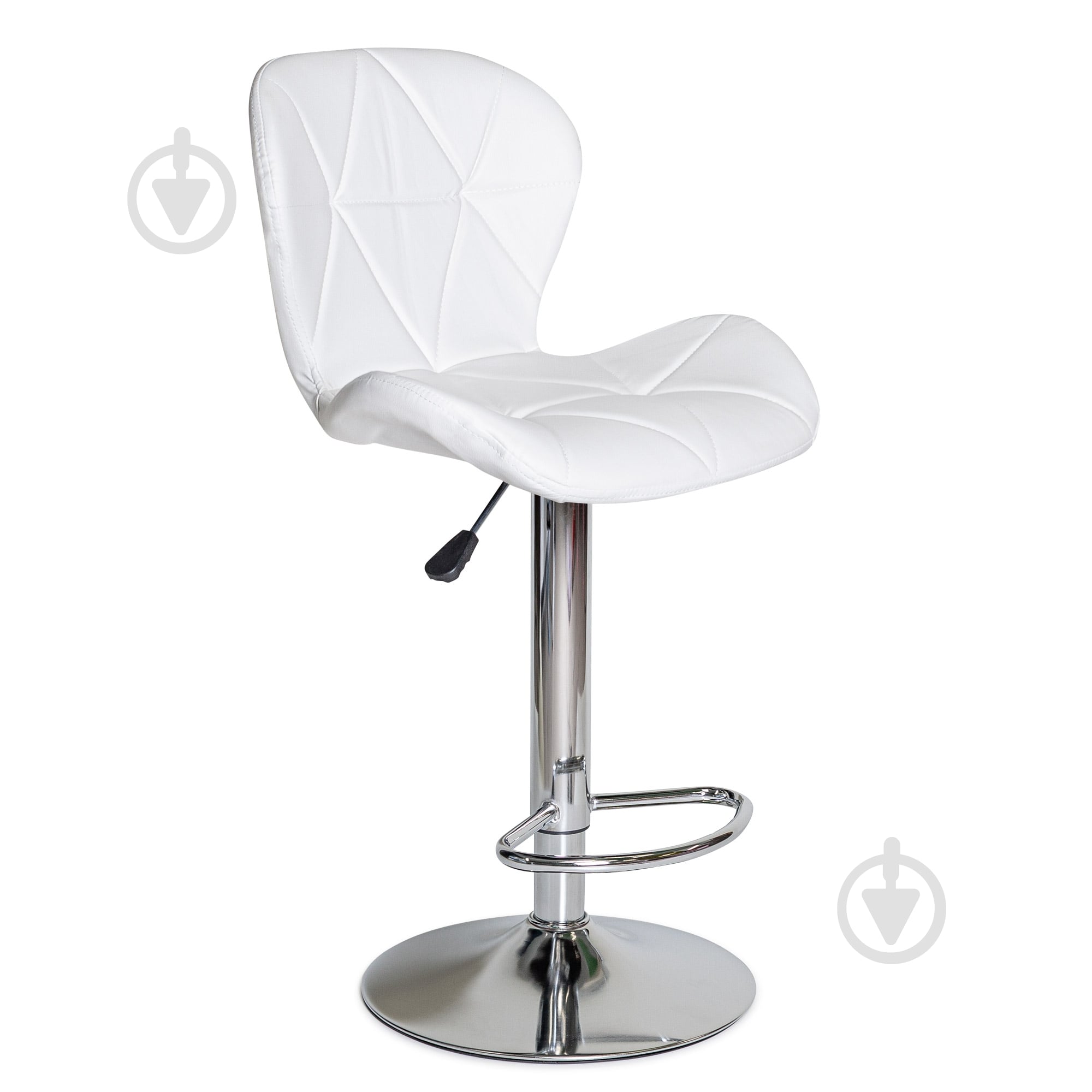 Стілець барний Hommex Martini хром / білий - фото 1