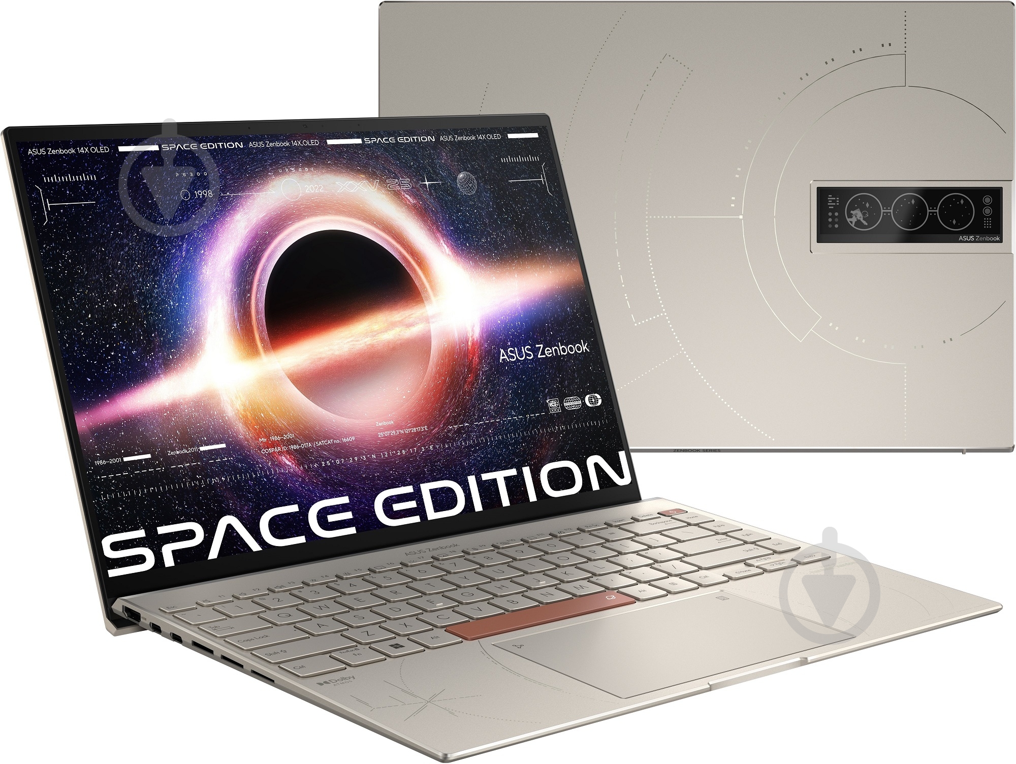 Ноутбук Asus Zenbook 14X Space Edition UX5401ZAS-KN027X 14" (90NB0WV7-M00AT0) titanium - фото 1