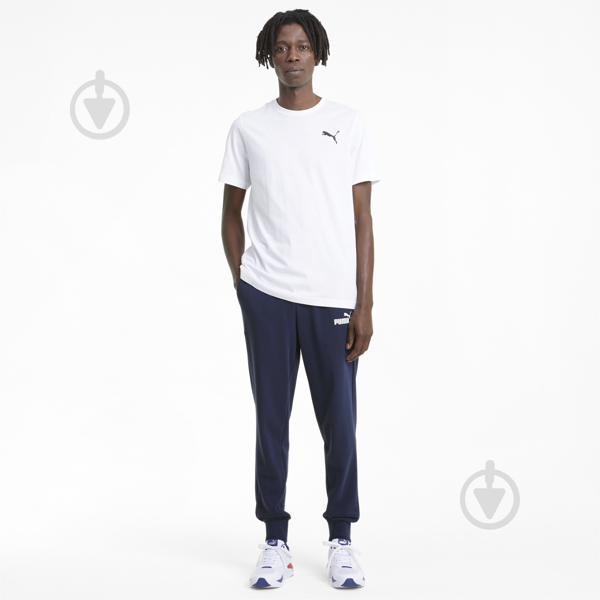 Штани Puma ESS LOGO PANTS TR CL 58671606 р. S синій - фото 3