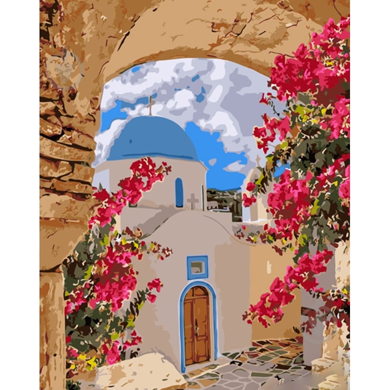 Набір для розпису за номерами Strateg Пейзаж 30х40 см - фото 1 Набір для розпису за номерами Strateg Пейзаж 30х40 см - фото 1