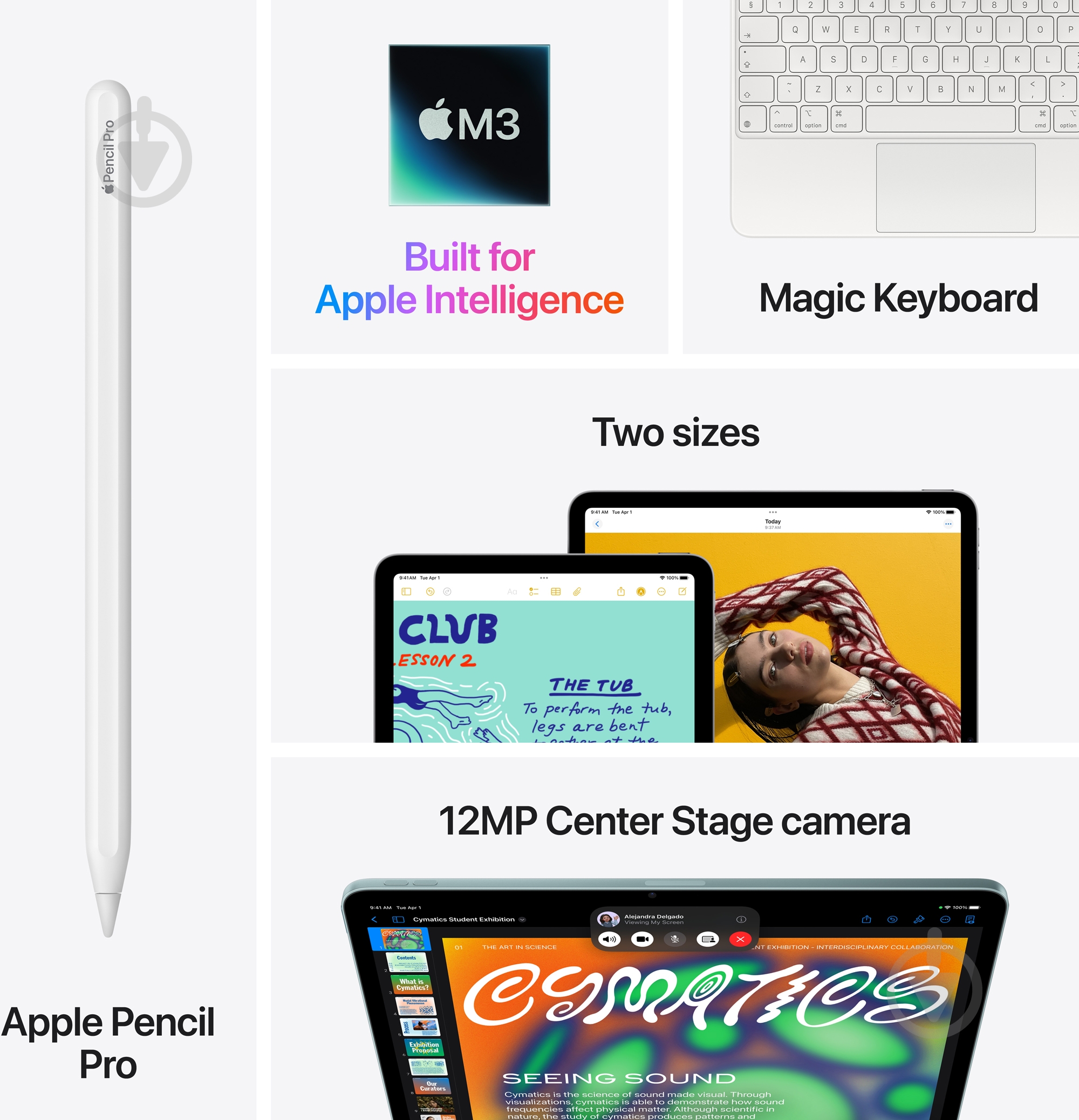 Планшет Apple iPad Air 2025 13" 8/128GB Wi-Fi + Cellular space grey (MCJ14TY/A) - фото 9