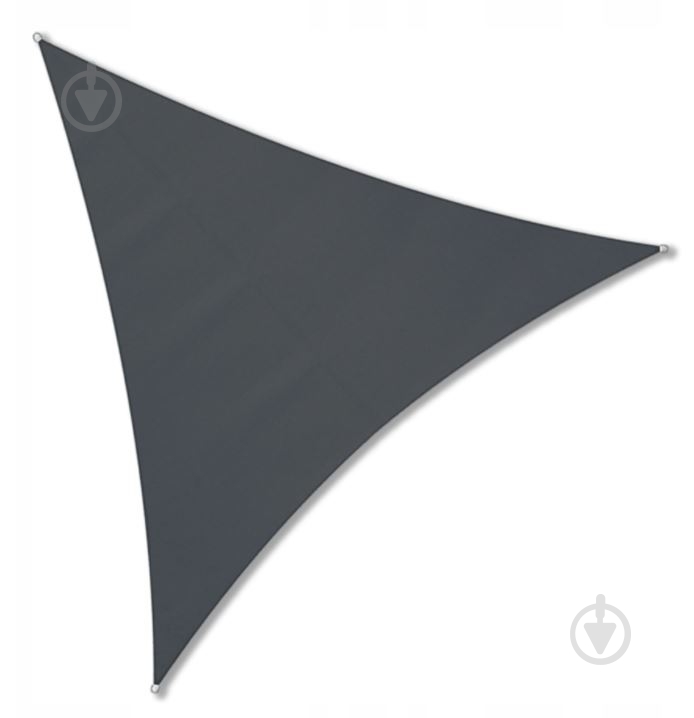 Тент-парус POLI трикутник 5x5x7 м сірий - фото 1