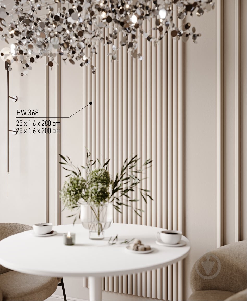 3D-панель с ПВХ ELITE DECOR Панель декоративна HW 368 16*250*2800 мм / полимер - фото 4