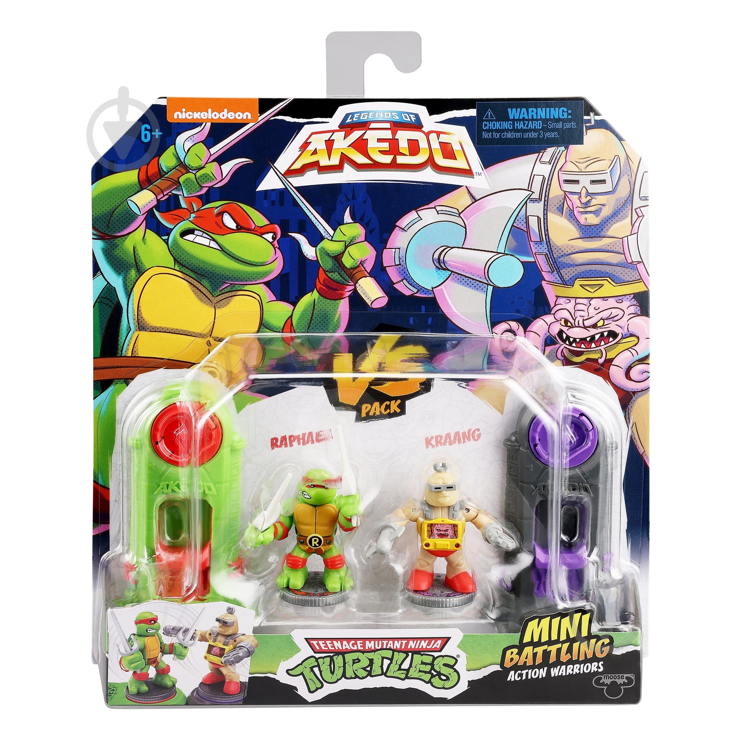 ᐉ Игровой набор для поединка Akedo Рафаэль и Кренг TMNT