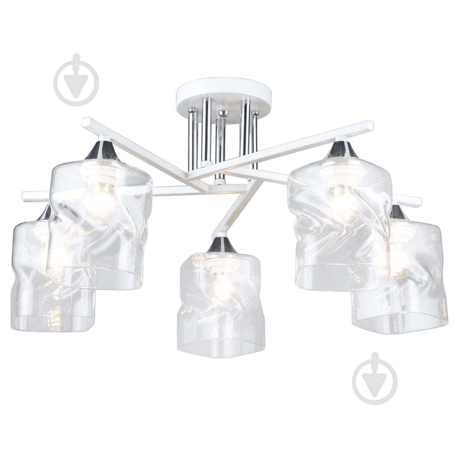 Люстра стельова Victoria Lighting 3x60 Вт E27 білий Lisbon/PL3 white - фото 2
