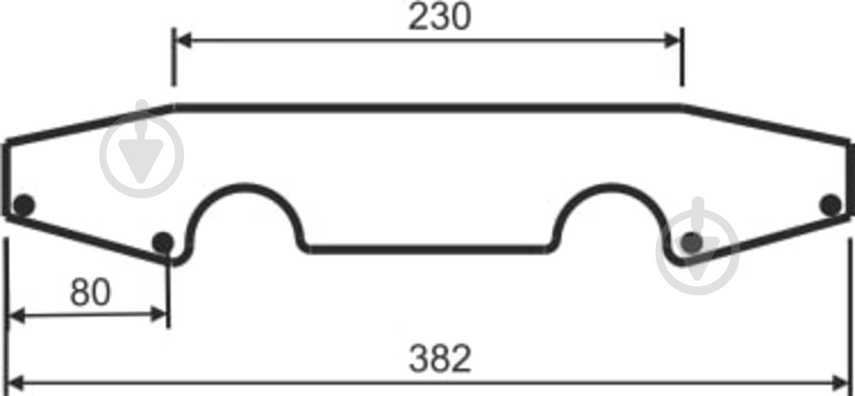 Снігозатримувач півмісяць Tile матовий RAL 8019 коричневий - фото 2 Снігозатримувач півмісяць Tile матовий RAL 8019 коричневий - фото 2