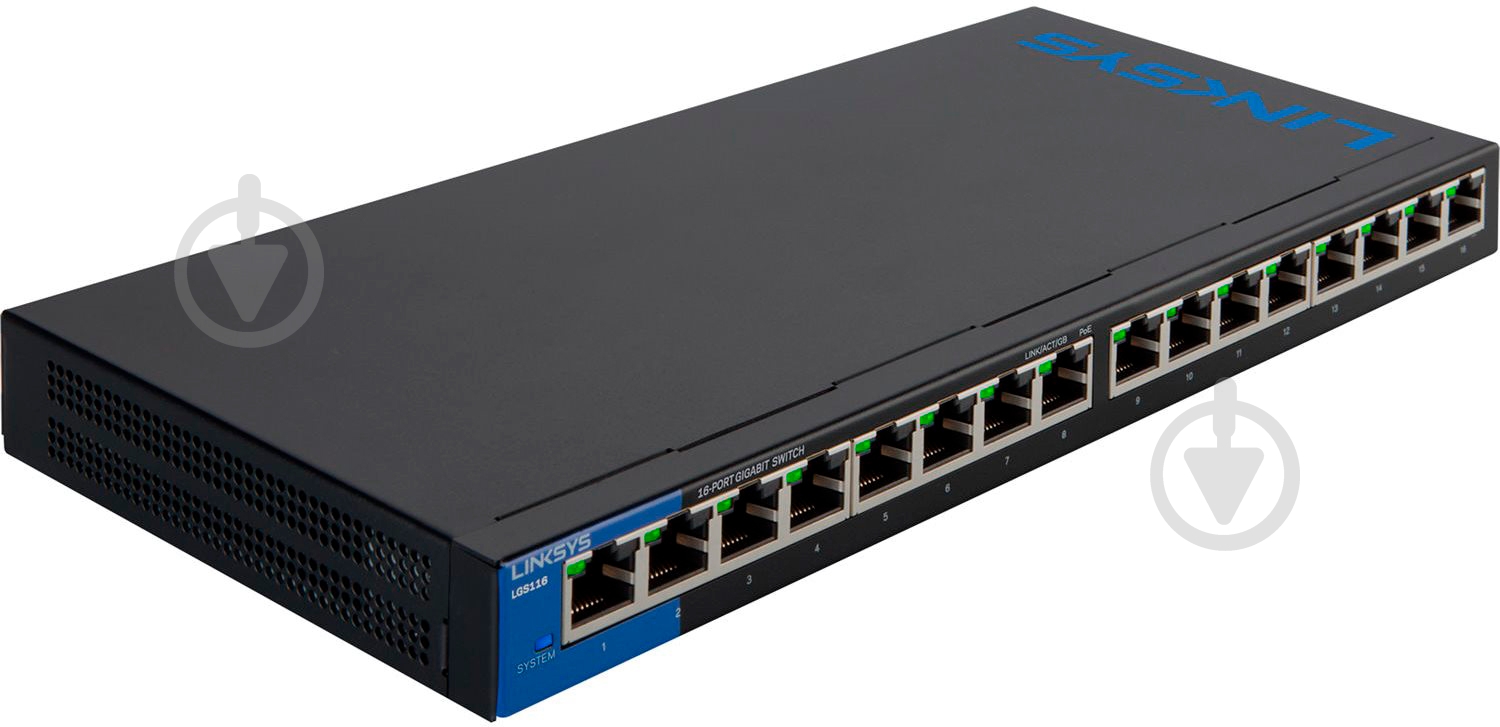 Коммутатор Linksys LGS116 - фото 2