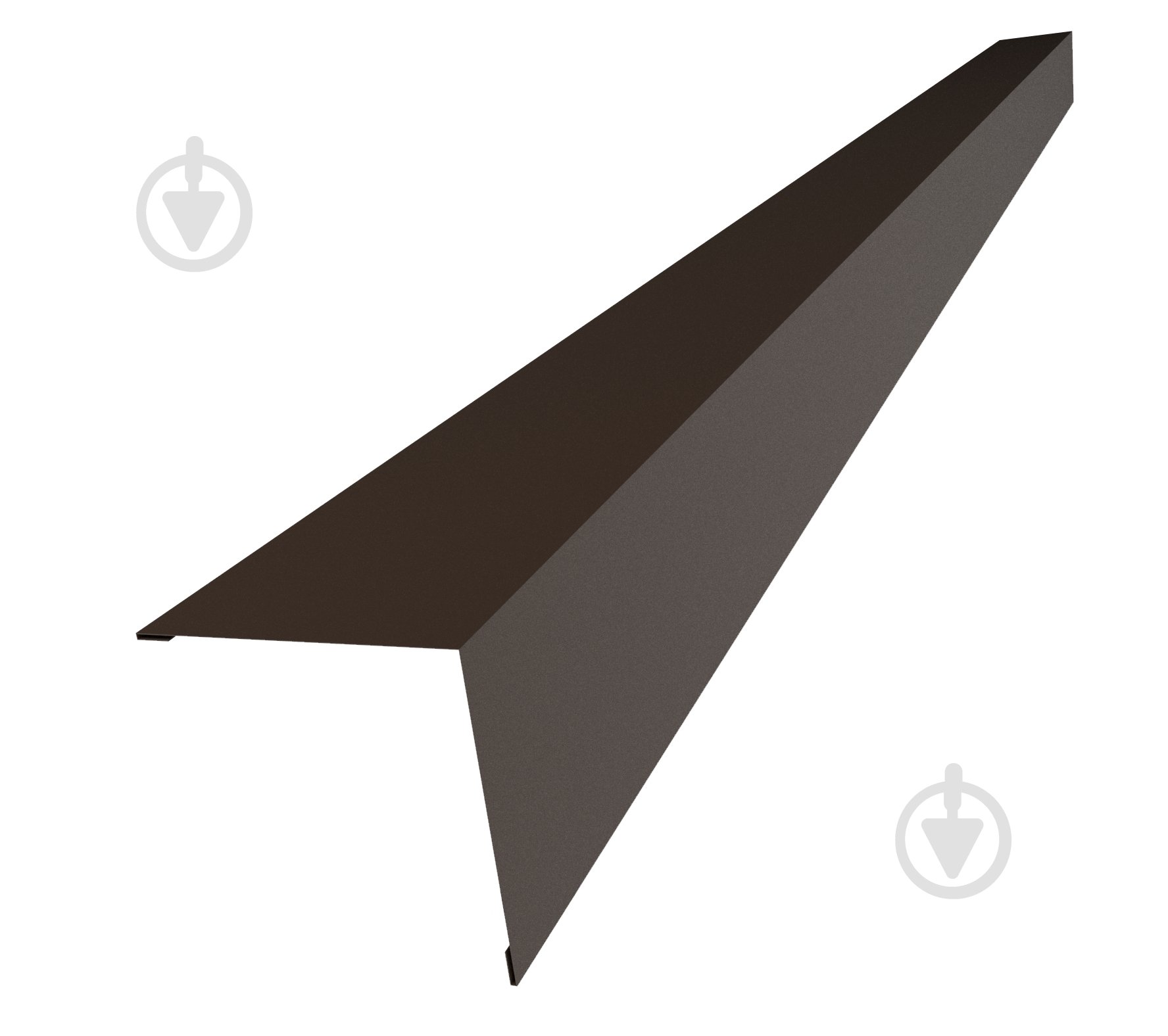 Кут зовнішній Tile 45x45мм x 2м RAL 8019 коричневий - фото 1 Кут зовнішній Tile 45x45мм x 2м RAL 8019 коричневий - фото 1