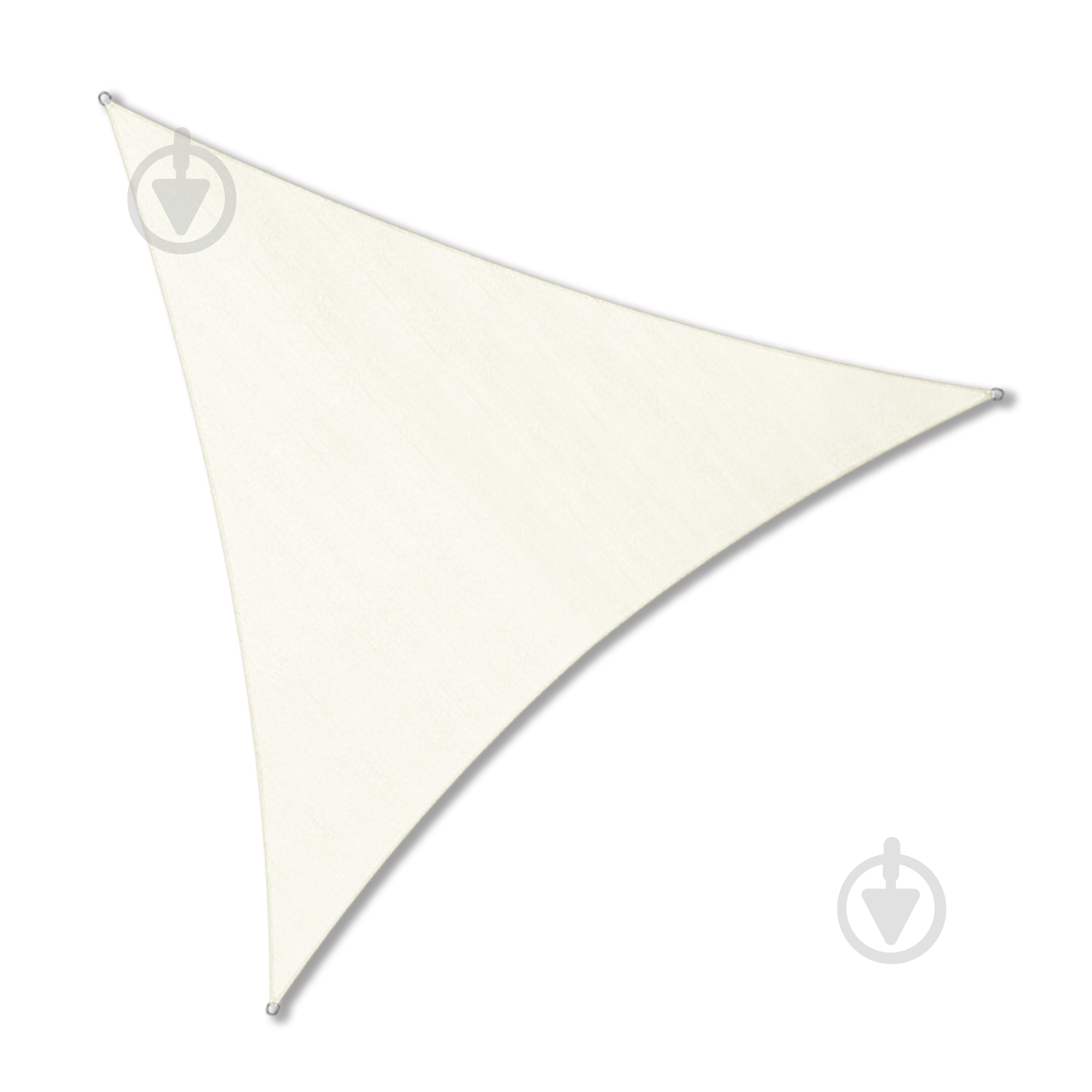 Тент-парус HDPE треугольник 4,2x4,2x6 м белый - фото 1