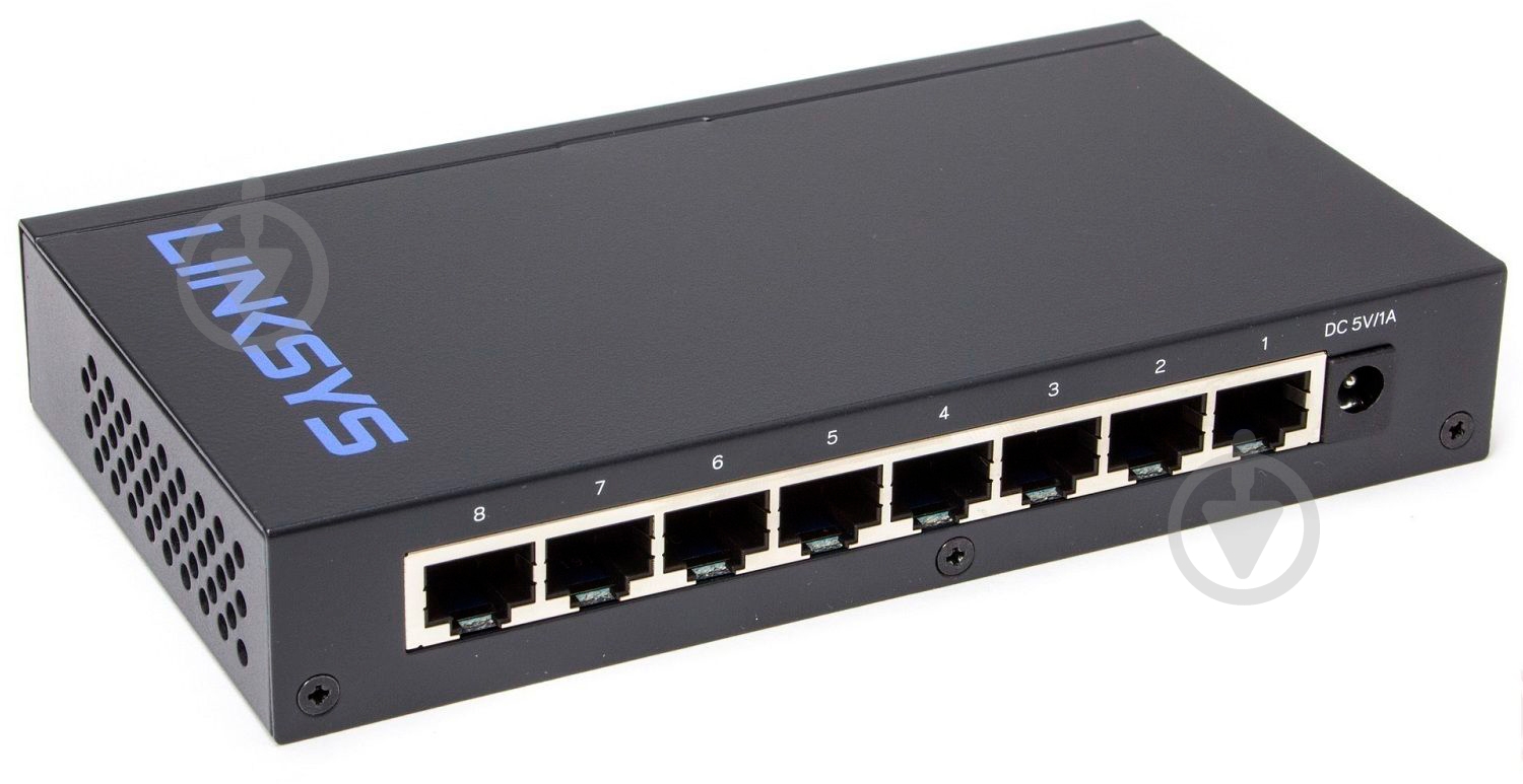 Комутатор Linksys LGS108 - фото 1 Комутатор Linksys LGS108 - фото 1
